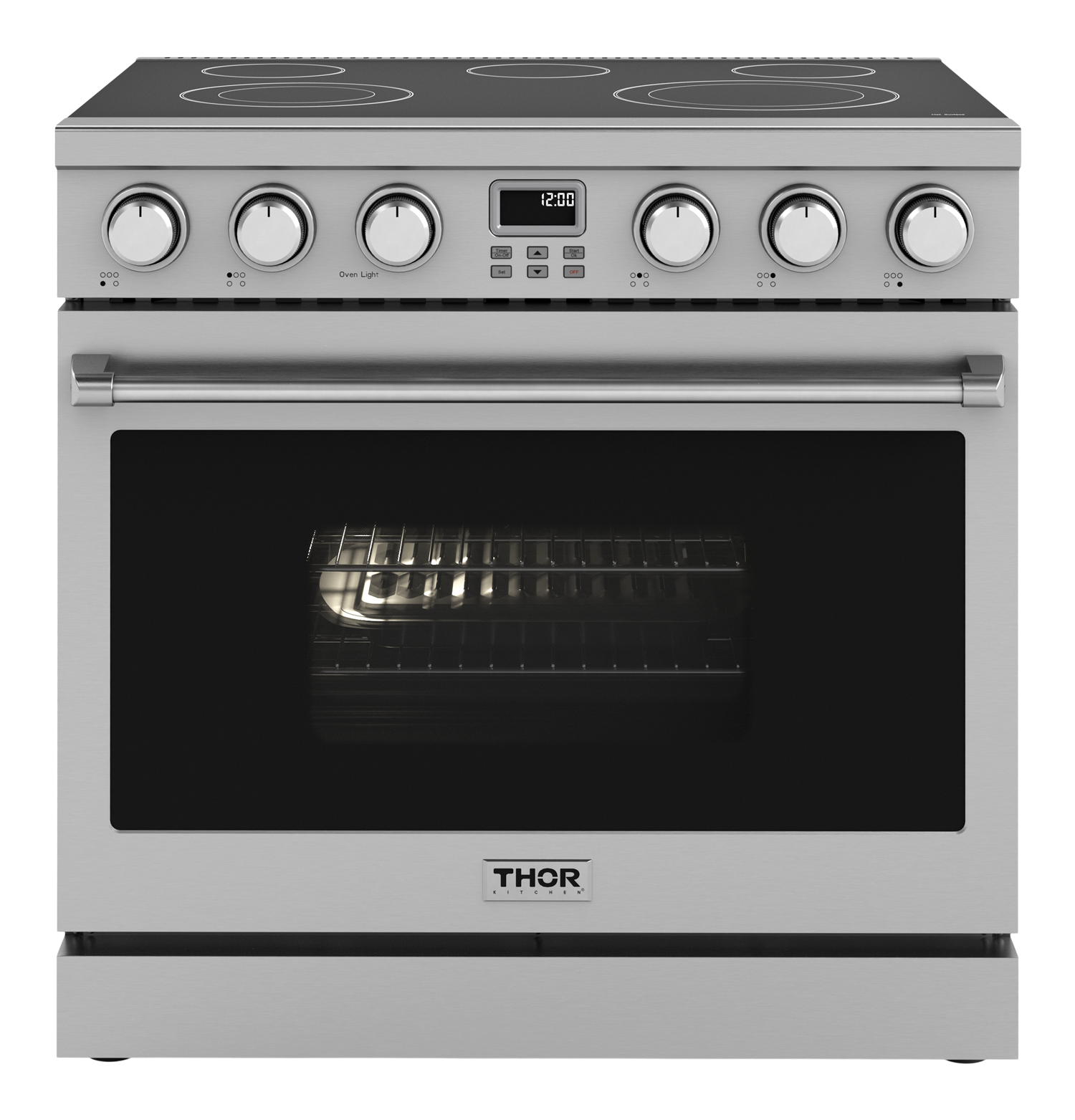 Thor Kitchen 36-Inch Contemporary Professional Electric Range - Model ARE36-R (Renewed)