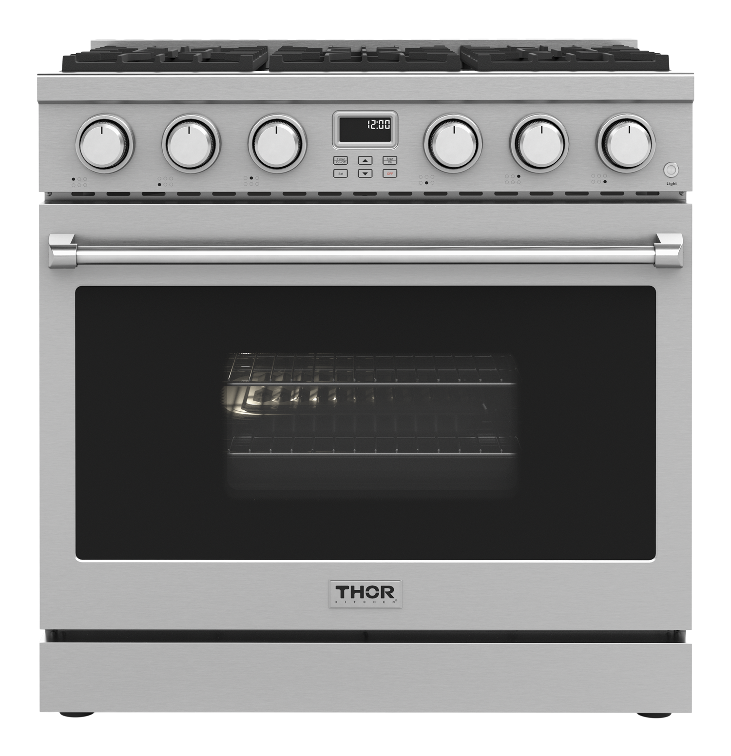 Thor Kitchen 36-Inch Contemporary Professional Gas Range - Model ARG36-R (Renewed)