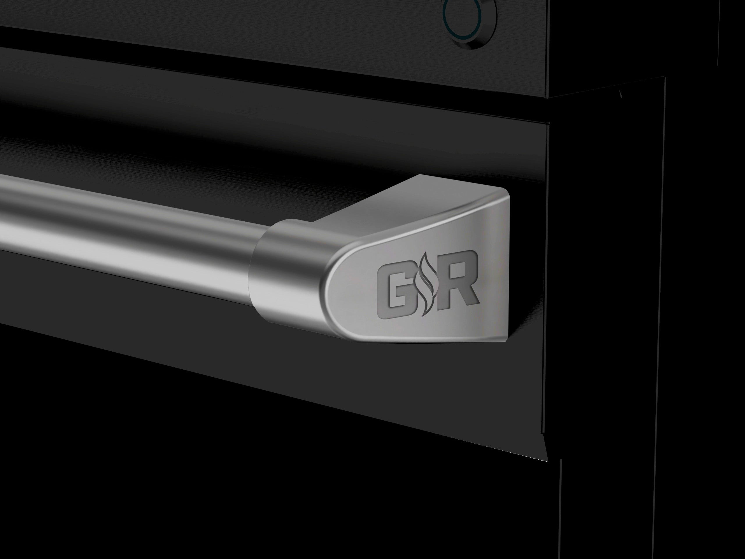 48 Inch Professional LP Range with Pro-Style Knobs in Black/Stainless Steel | Gordon Ramsay Series