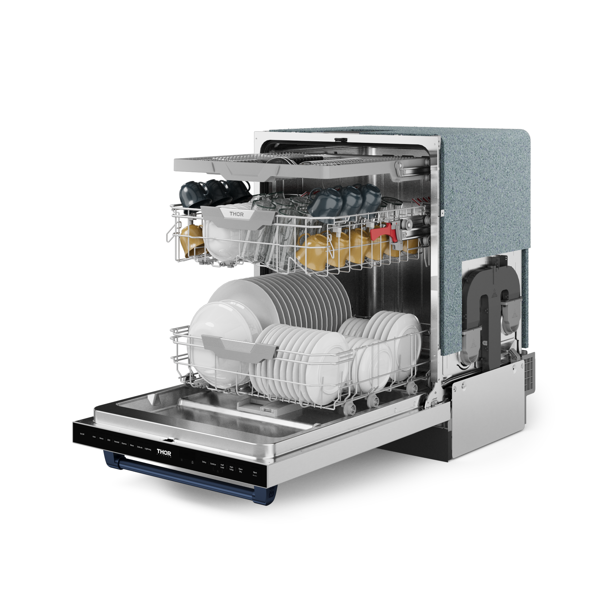 24 Inch Dishwasher Stainless Steel/Navy Blue | Gordon Ramsay Series