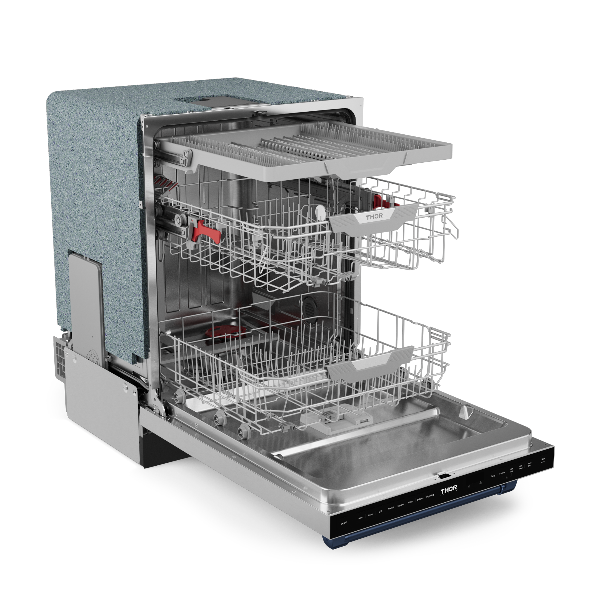 24 Inch Dishwasher Stainless Steel/Navy Blue | Gordon Ramsay Series