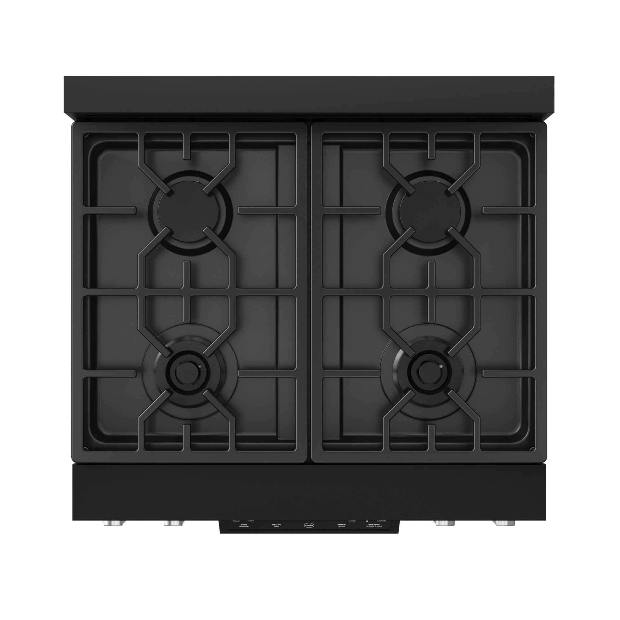 30 Inch Professional LP Range with Tilt Panel Touch Control in Matte Black/Stainless Steel | Gordon Ramsay Series