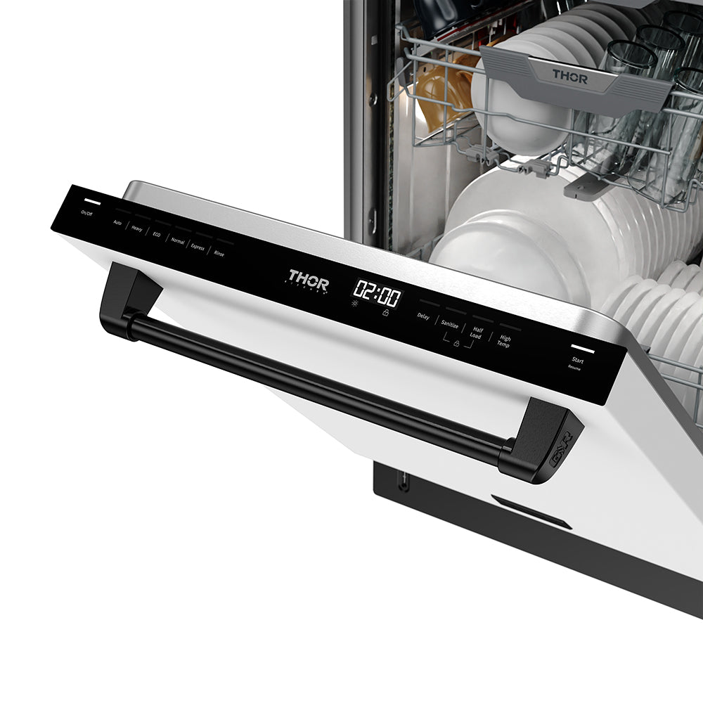 24 Inch Dishwasher in White and Black | Gordon Ramsay Series