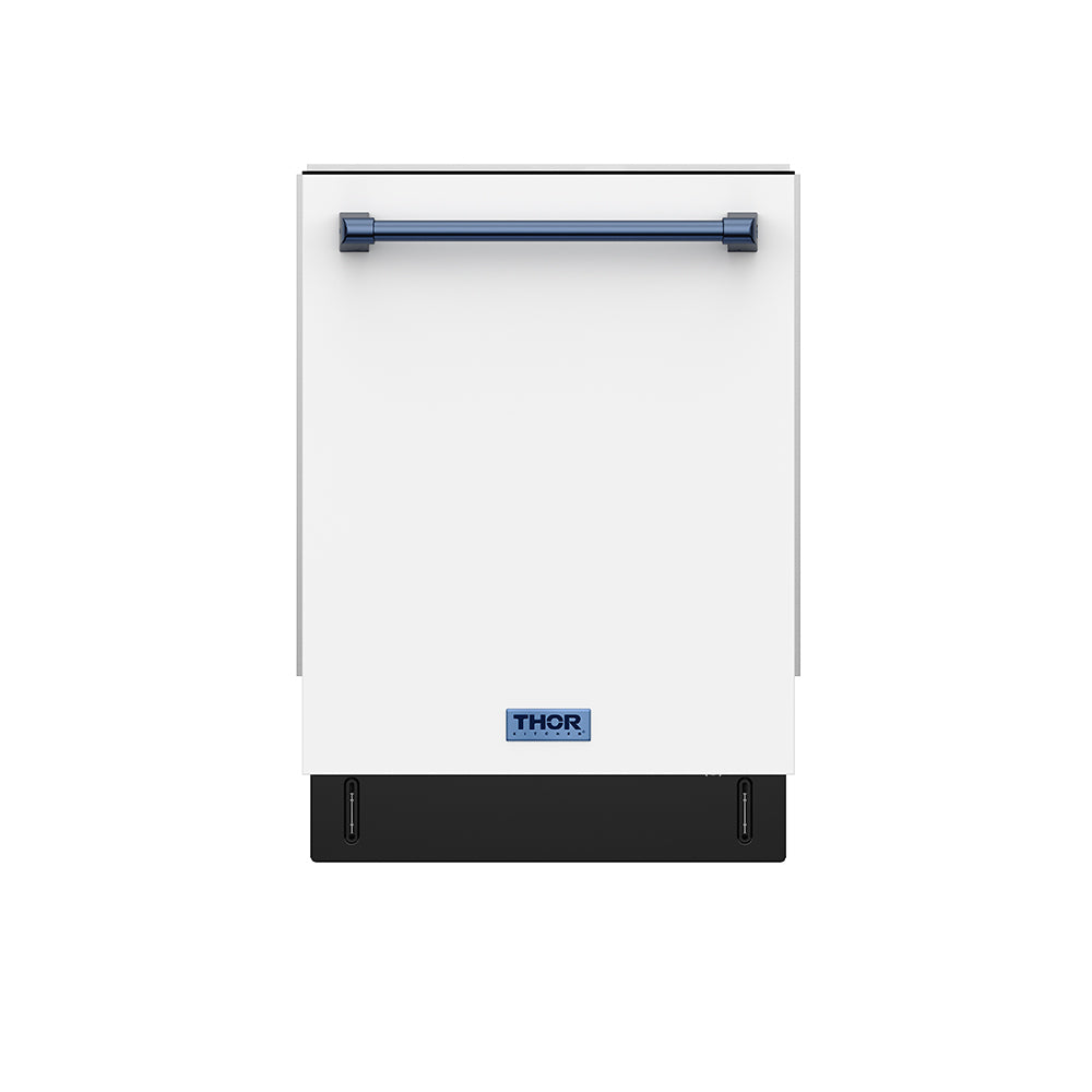 24 Inch Dishwasher in White and Blue | Gordon Ramsay Series