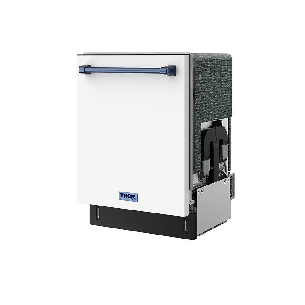 24 Inch Dishwasher in White and Blue | Gordon Ramsay Series