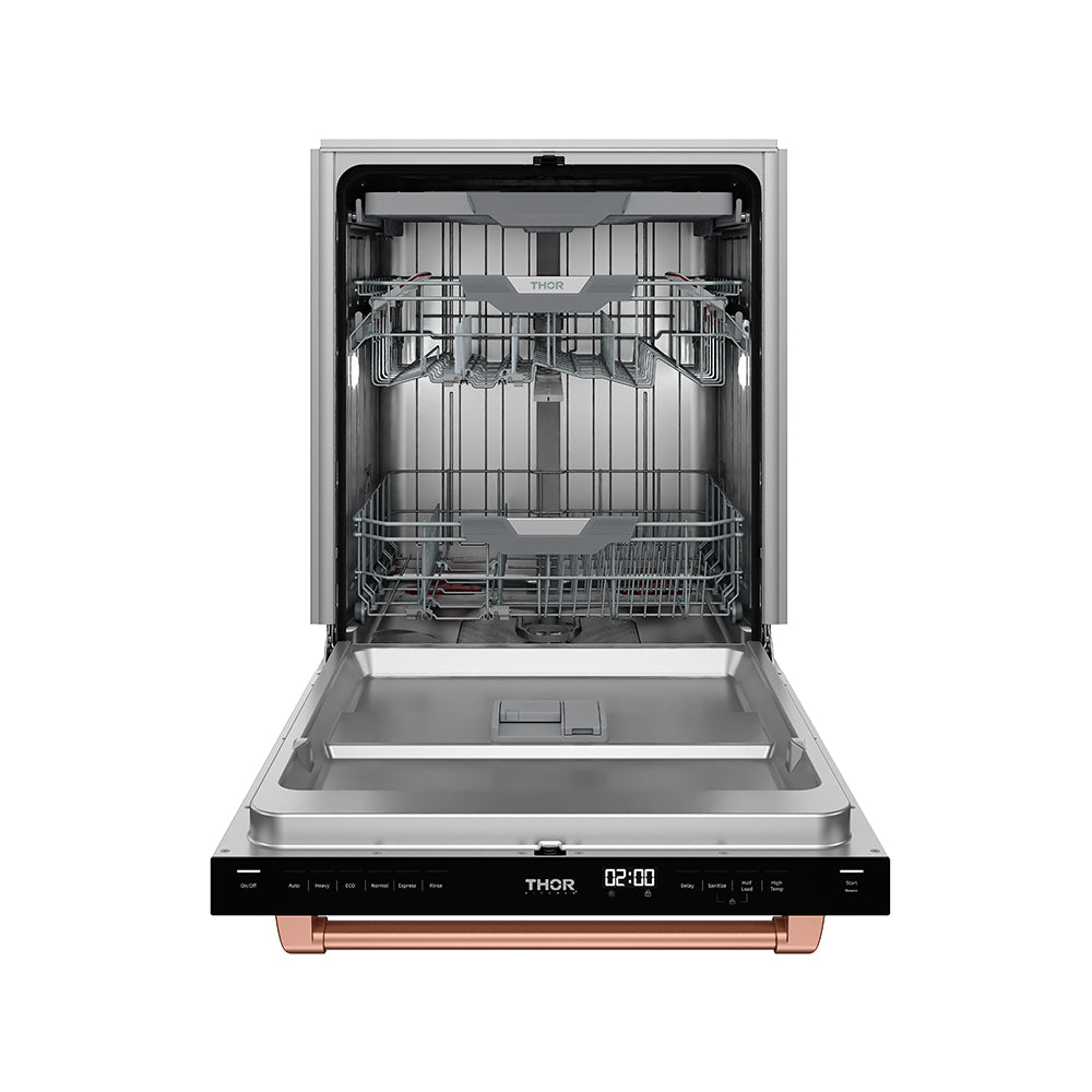 24 Inch Dishwasher in White and Rose Gold | Gordon Ramsay Series