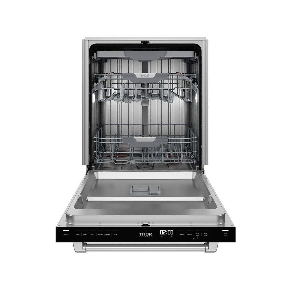 24 Inch Dishwasher in White and Staintless Steel | Gordon Ramsay Series