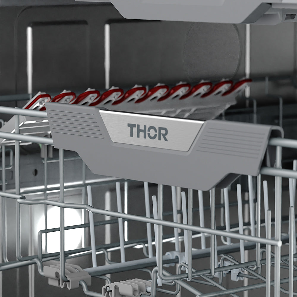 24 Inch Dishwasher in White and Staintless Steel | Gordon Ramsay Series
