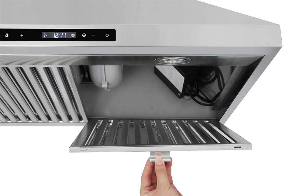 30 Inch Wall Mount Range Hood in Stainless Steel - Model HRH3007-R (Renewed)