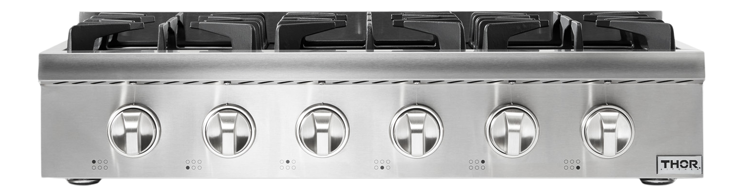 Thor Kitchen 36-Inch Professional LP Rangetop - Model HRT3618ULP-R (Renewed)