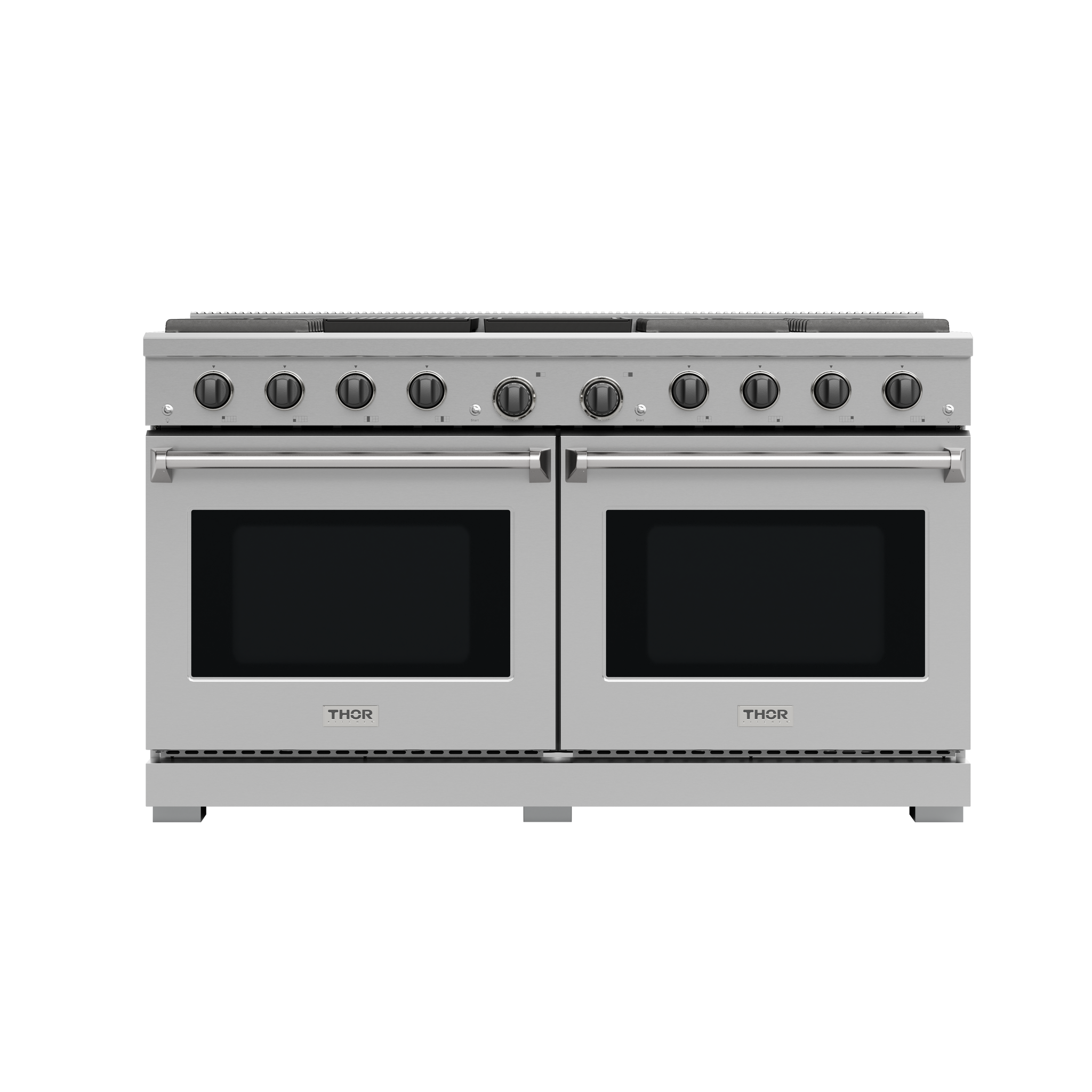 60 Inch Freestanding Dual Oven Gas Range | 8 Burner Gas Stove