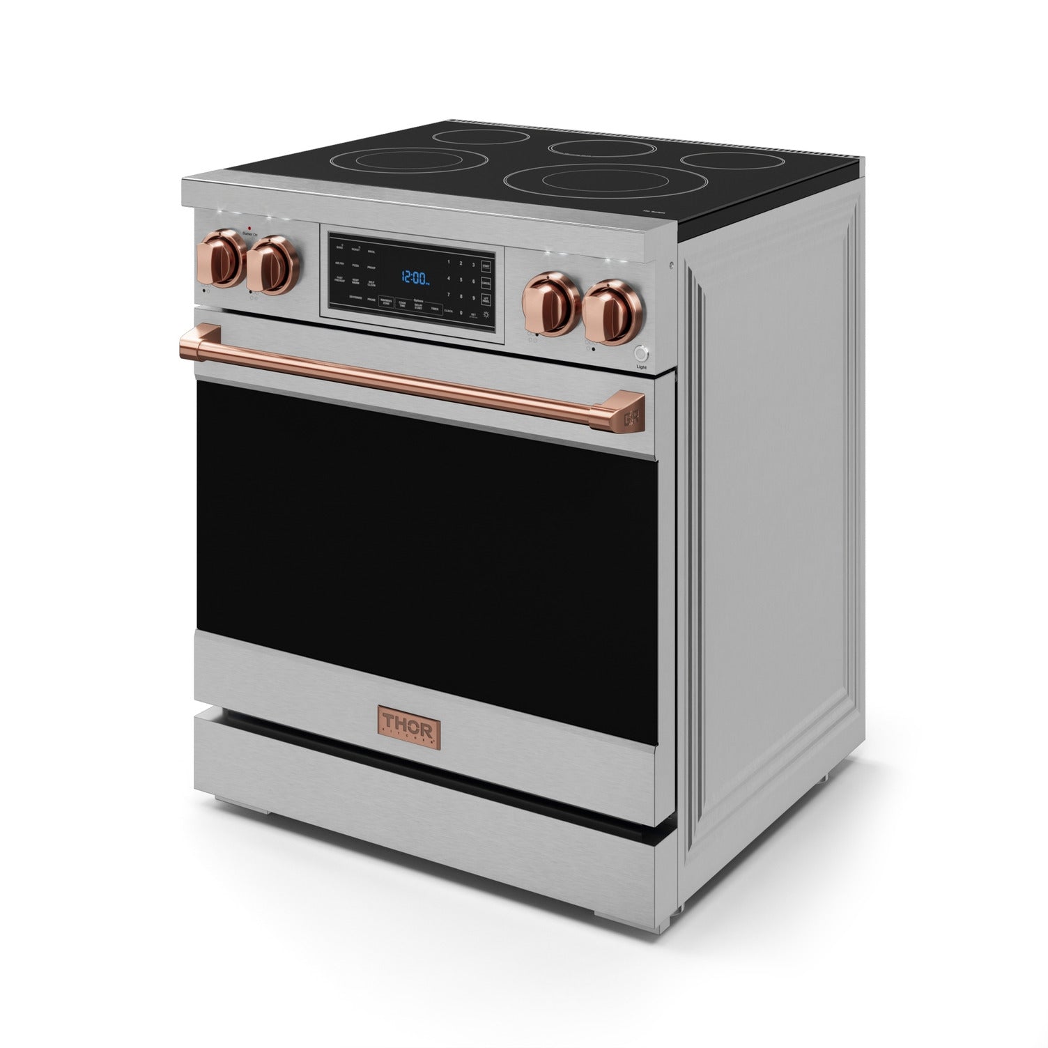 30 Inch Professional Electric Range with Tilt Panel Touch Control in Stainless Steel/Rose Gold | Gordon Ramsay Series