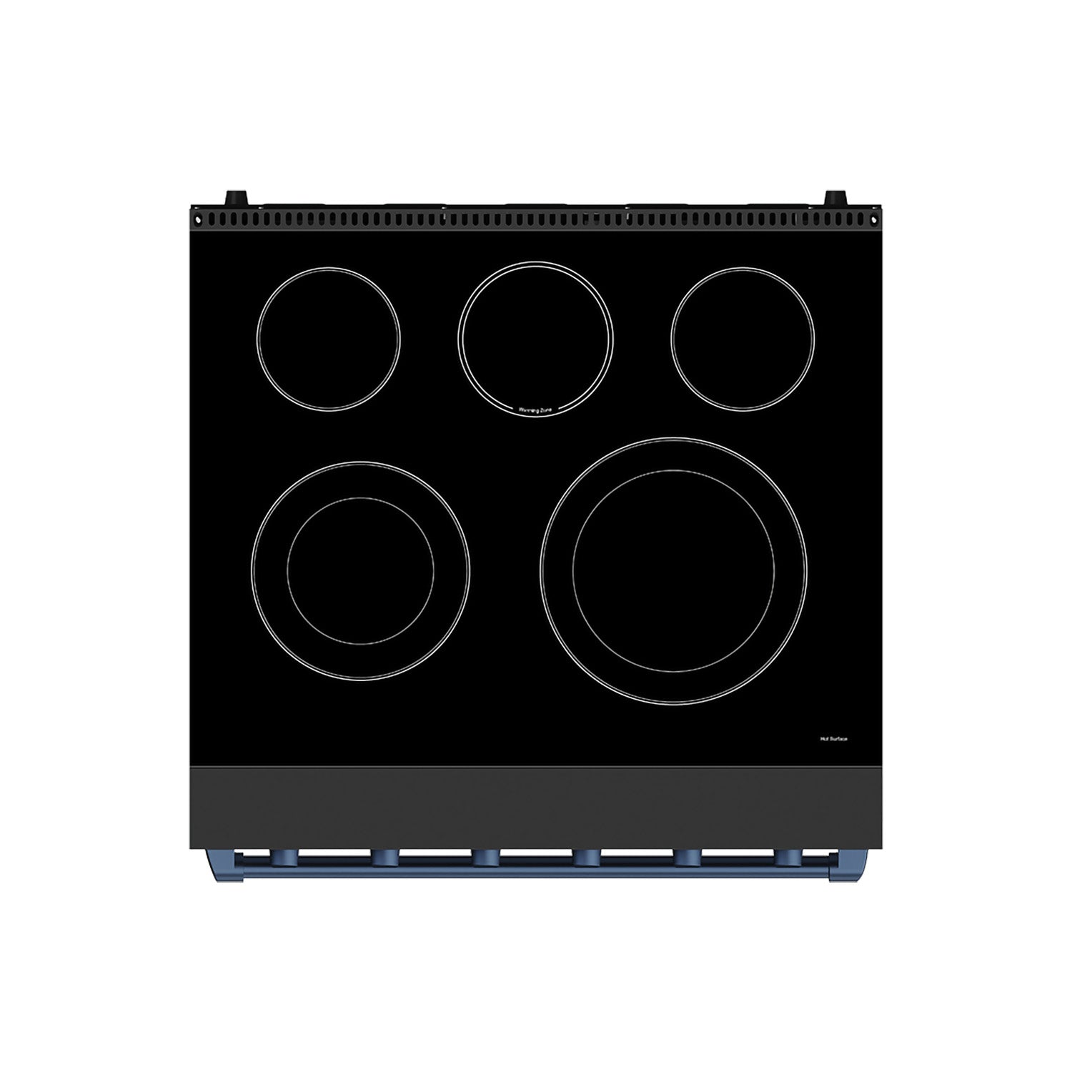 30 Inch Professional Electric Range with Precision Knob Control in Black and Blue | Gordon Ramsay Series