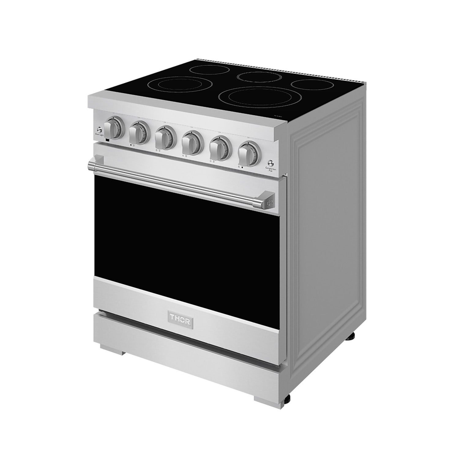 30 Inch Professional Electric Range with Precision Knob Control in Stainless Steel | Gordon Ramsay Series