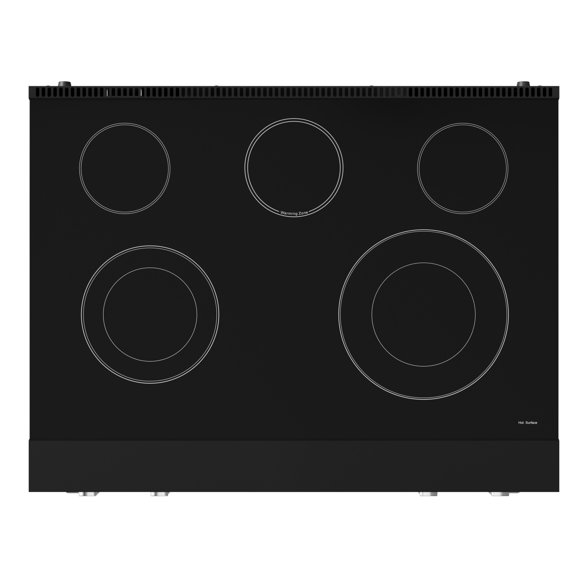 36 Inch Professional Electric Range with Tilt Panel Touch Control in Black/Stainless Steel | Gordon Ramsay Series