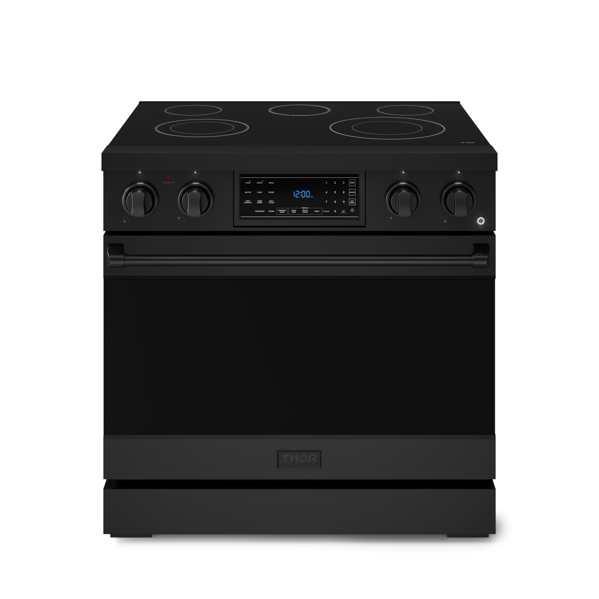 36 Inch Professional Electric Range with Tilt Panel Touch Control in Black | Gordon Ramsay Series - RSE36B