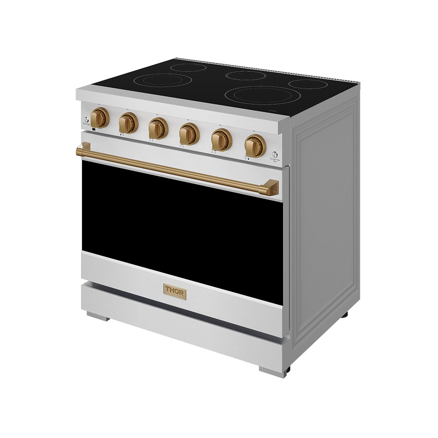 36 Inch Professional Electric Range in Stainless Steel/Bronze | Gordon Ramsay Series