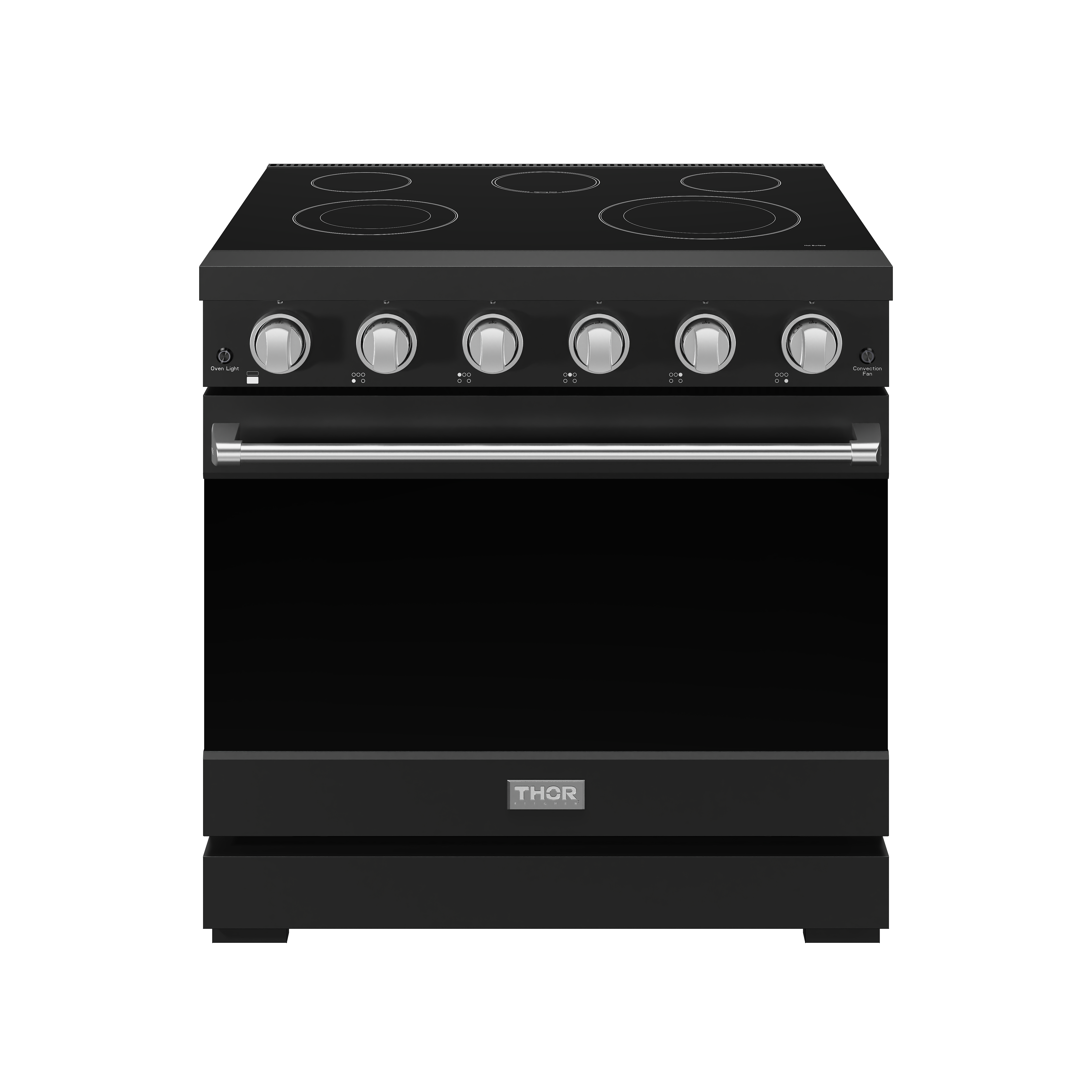 36 Inch Professional Electric Range in Black/Stainless Steel | Gordon Ramsay Series