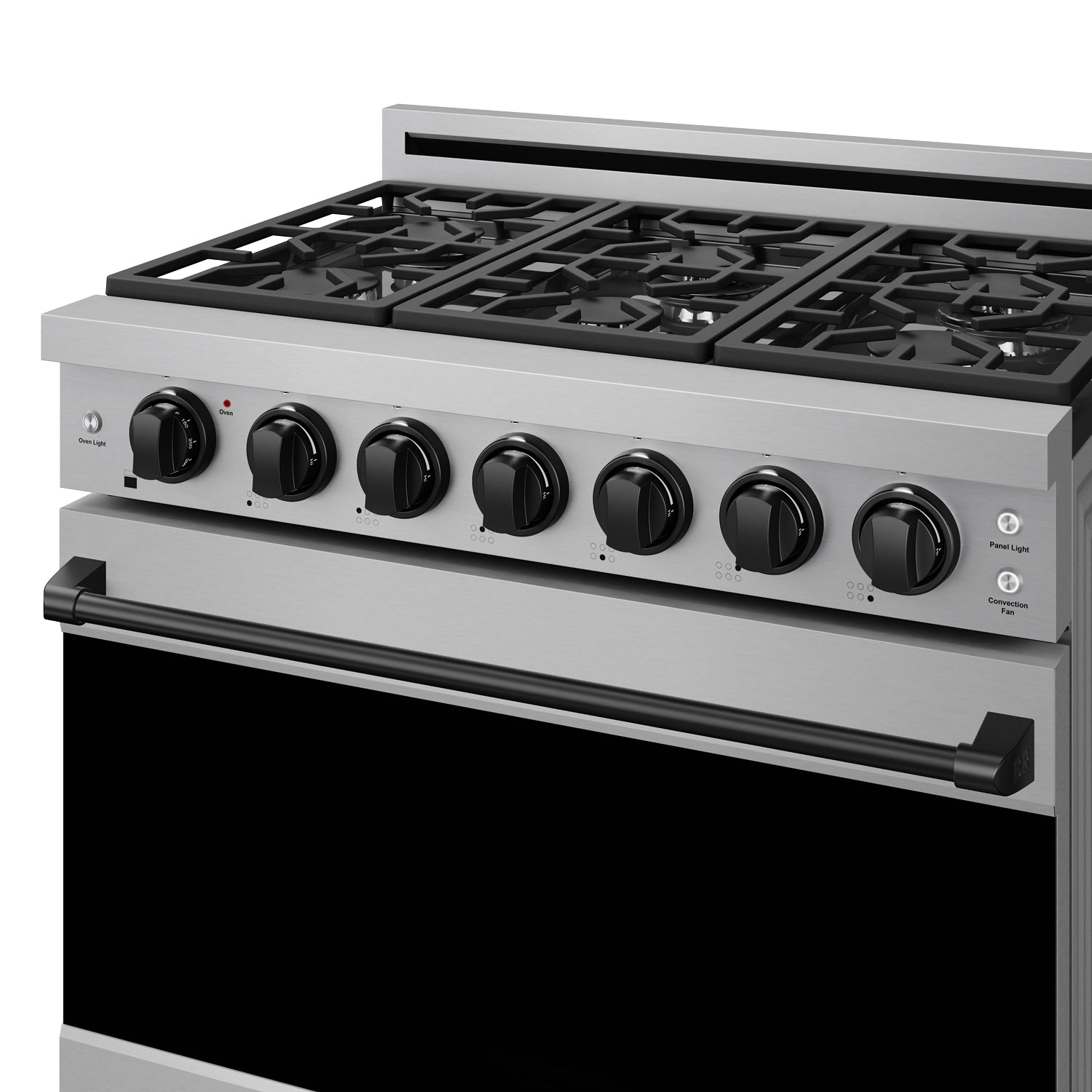 36 Inch Professional Gas Range with Precision Knob in Stainless Steel and Black | Gordon Ramsay Series