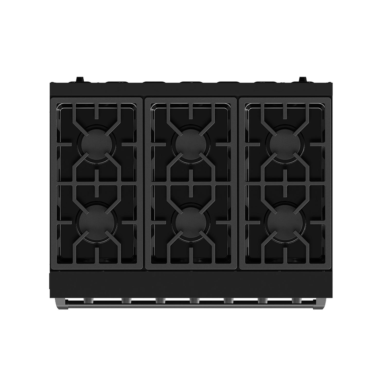 36 Inch Professional Liquid Propane Range with Precision Knob Control in Black | Gordon Ramsay Series