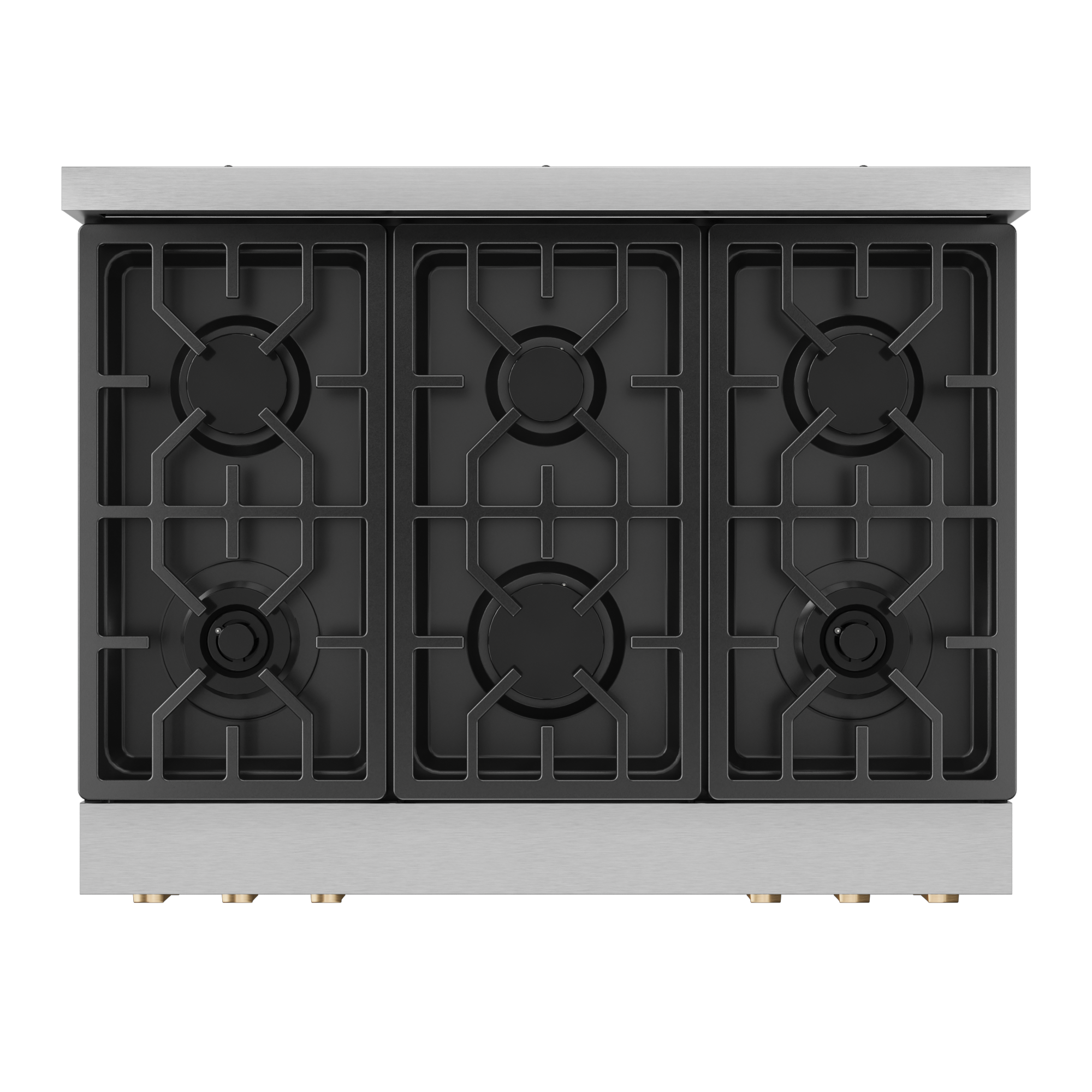 36 Inch Professional Gas Range with Tilt Panel Touch Control in Stainless Steel/Bronze | Gordon Ramsay Series