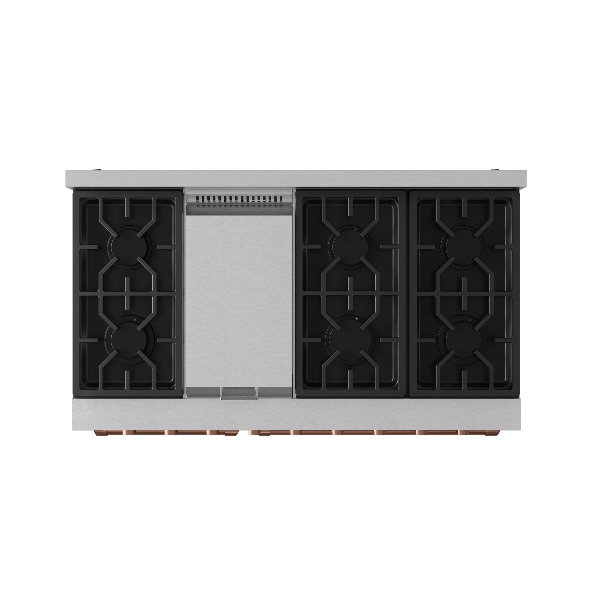 48 Inch Professional Gas Range with Pro-Style Knobs in Stainless Steel/Rose Gold | Gordon Ramsay Series