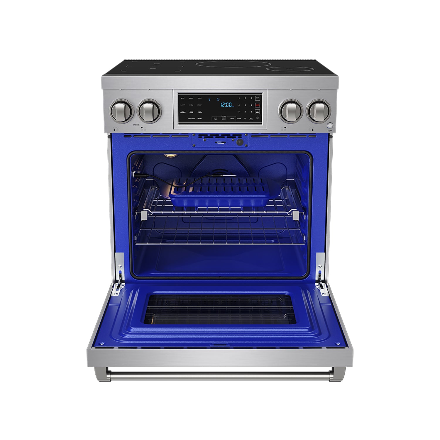 30 Inch Professional Induction Range with Tilt Panel Touch Control in Stainless Steel | Gordon Ramsay Series