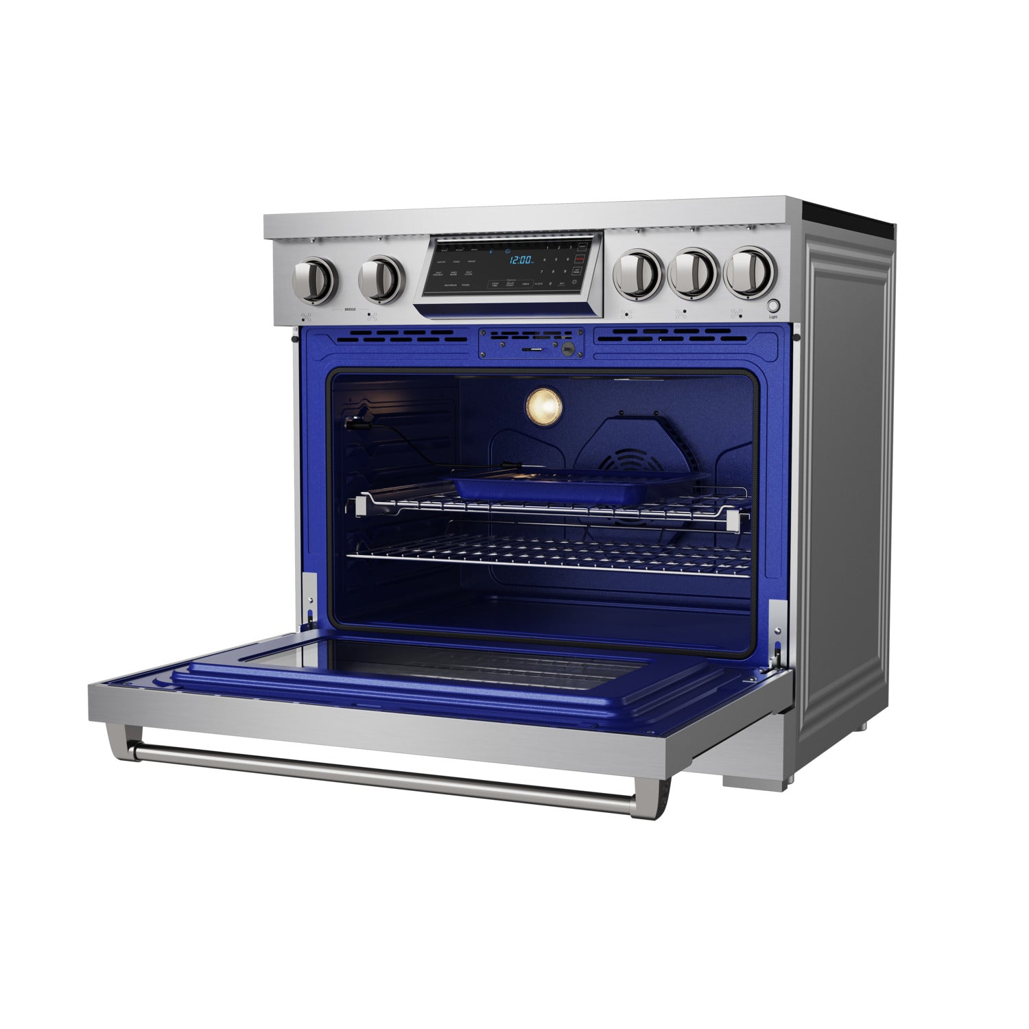 36 Inch Professional Induction Range with Tilt Panel Touch Control in Stainless Steel | Gordon Ramsay Series