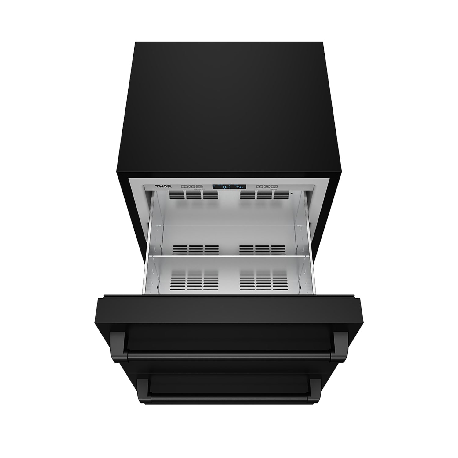 24 Inch Undercounter Built-In / Freestanding Drawer Freezer – Black | Gordon Ramsay Series