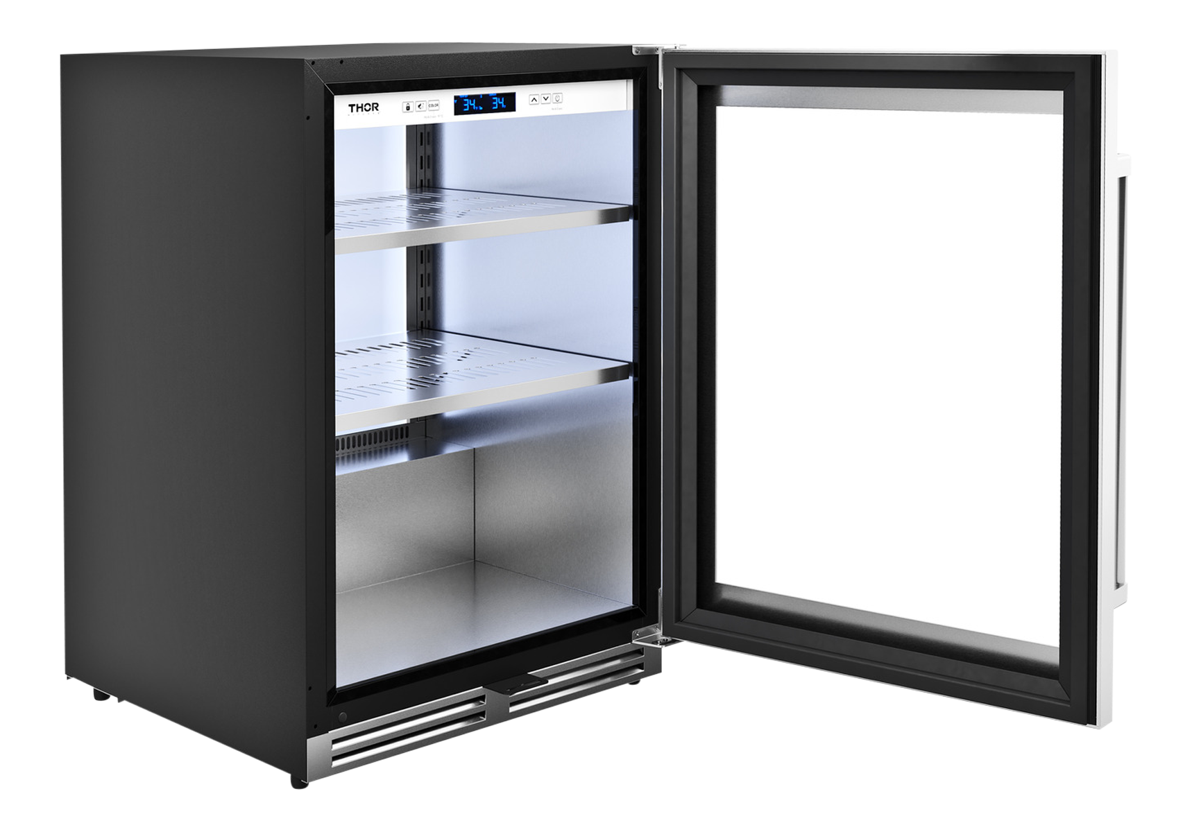 Thor Kitchen 24 Inch Professional Undercounter Beverage Cooler - Model TBR24U-R (Renewed)