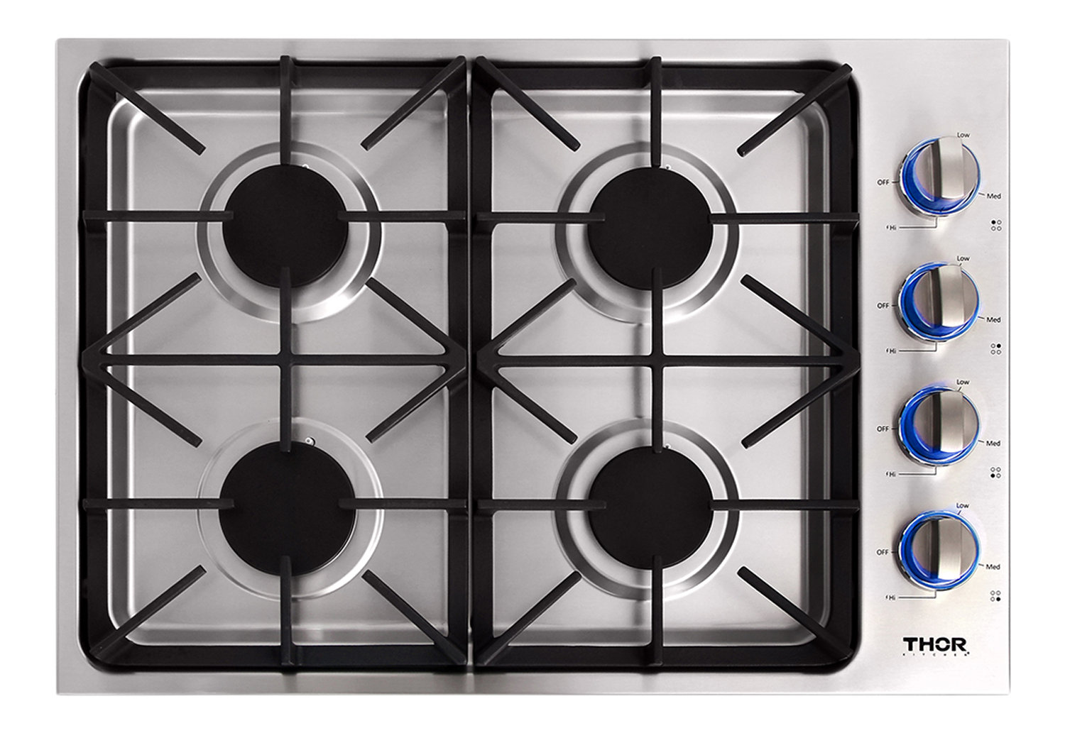 Thor Kitchen 30-Inch Professional Drop-In Gas Cooktop - Model TGC3001