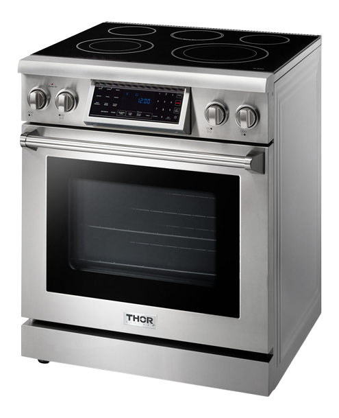 Thor Kitchen 30-Inch Tilt Panel Professional Electric Range - Model TRE3001-R (Renewed)