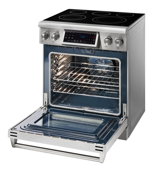 Thor Kitchen 30-Inch Tilt Panel Professional Electric Range - Model TRE3001-R (Renewed)