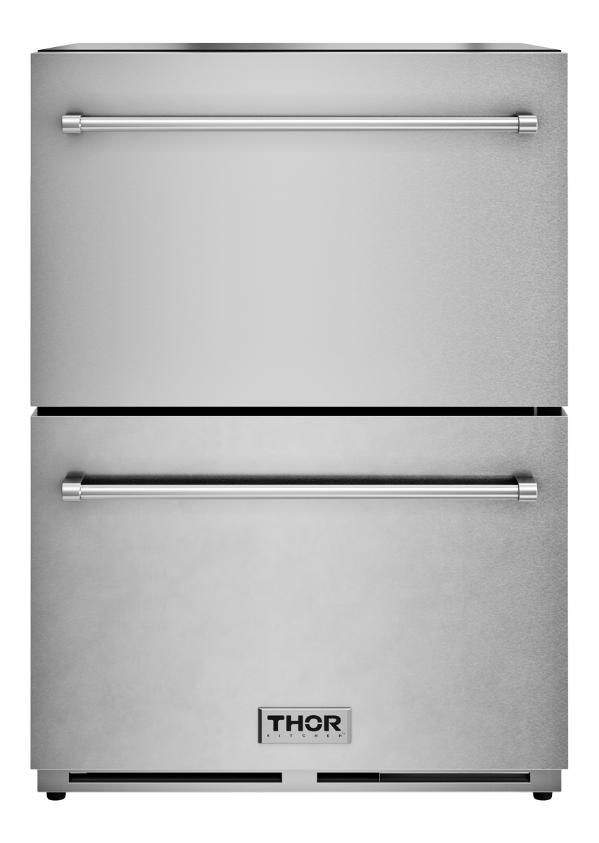 Thor Kitchen 24-Inch Indoor Outdoor Freezer Drawer – Model TRZ24U-R (Renewed)