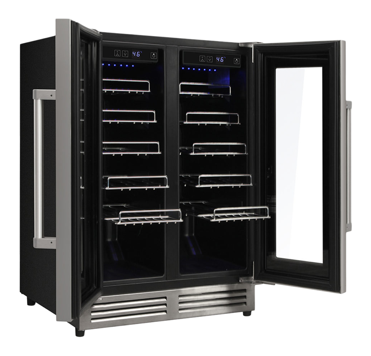 Thor Kitchen 42 Bottle Dual Zone Built-in Wine Cooler - Model TWC2402-R (Renewed)