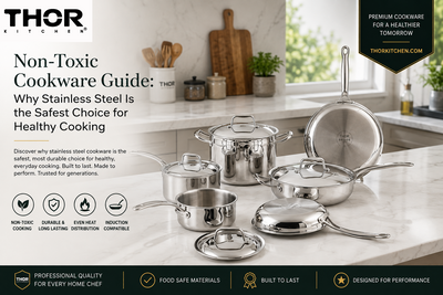 Non-Toxic Cookware Guide: Why Stainless Steel Is the Safest Choice for Healthy Cooking