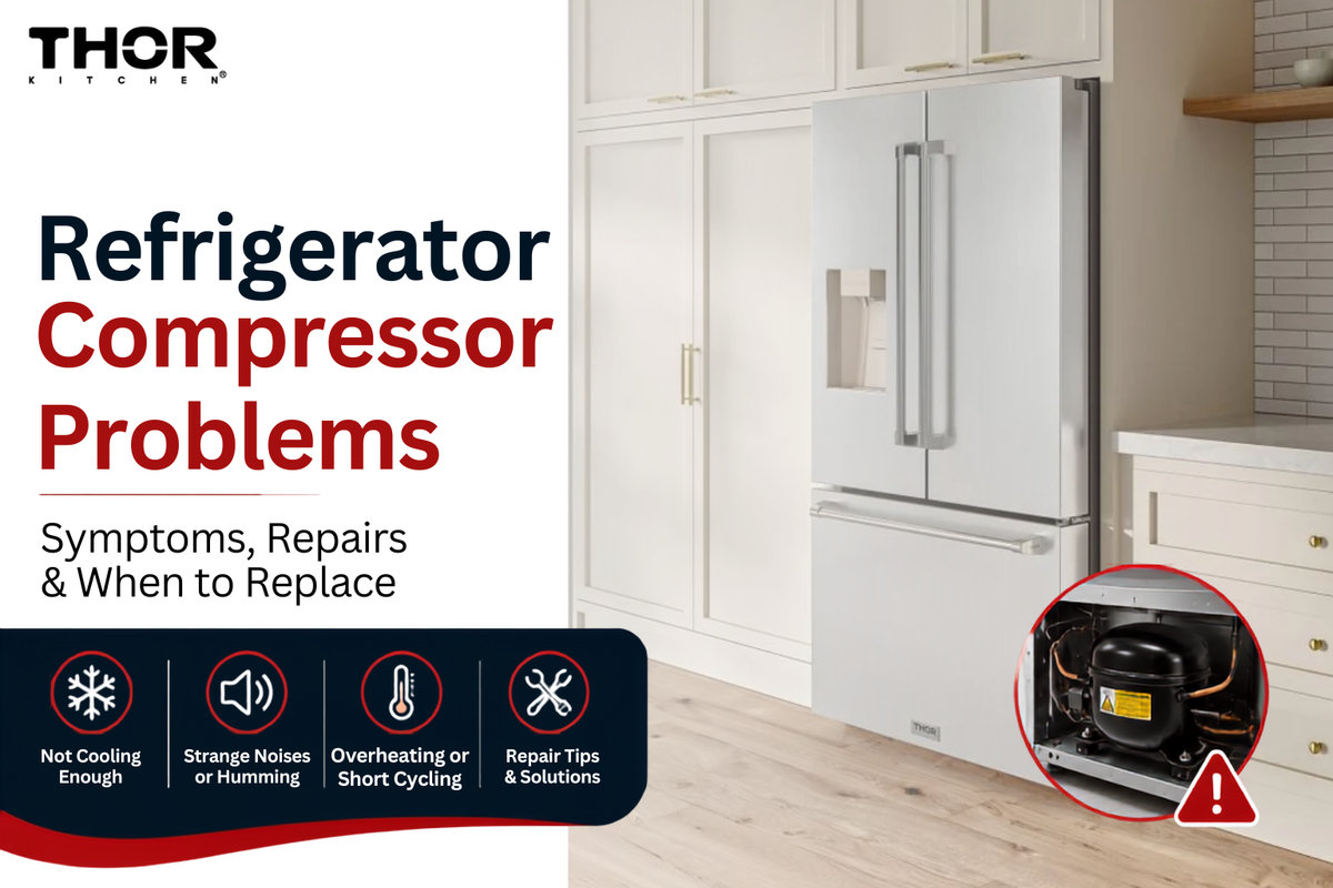 Refrigerator Compressor Problems: Symptoms, Repairs & When to Replace