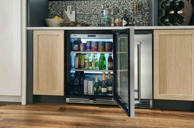 Stainless Steel Undercounter Refrigerators Save Space