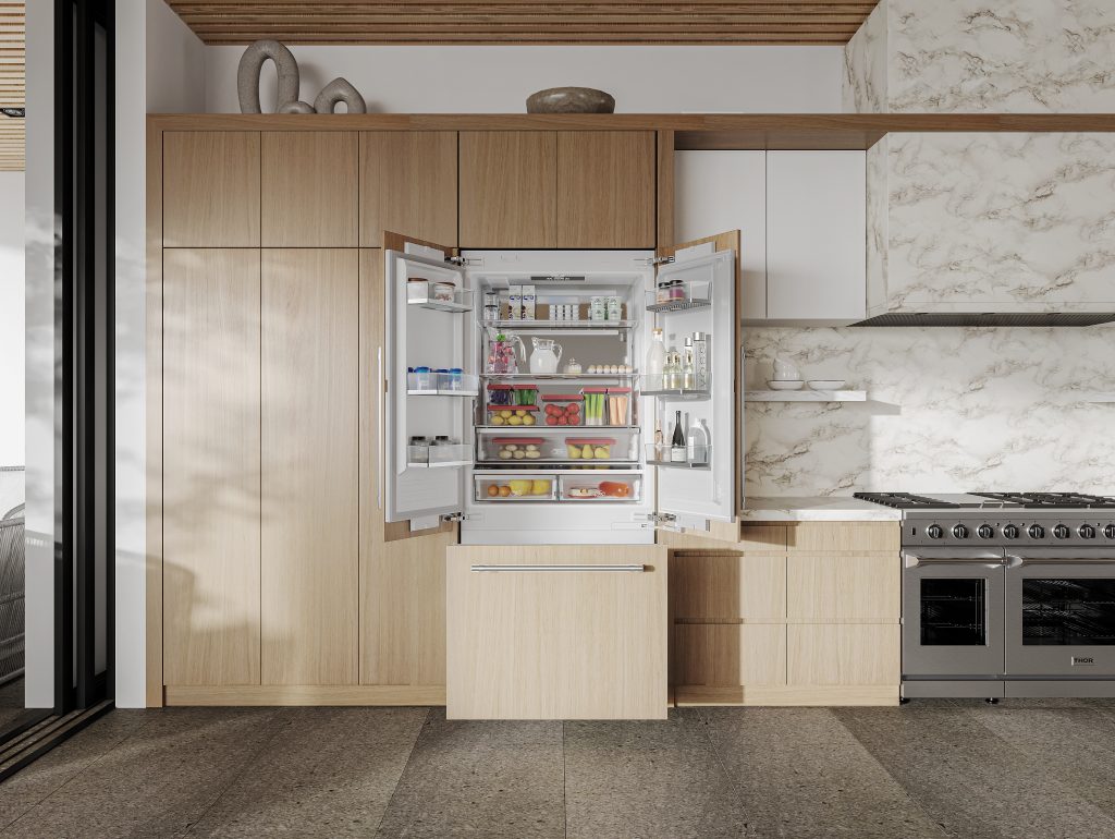 Thor Kitchen 36-inch French Door Built-in Refrigerator, Panel Ready