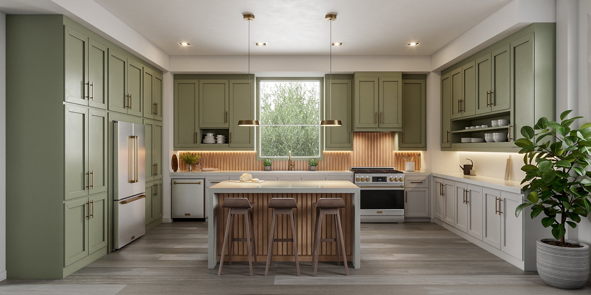 48 Inch Professional LP Range with Pro-Style Knobs in Stainless Steel/Bronze | Gordon Ramsay Series - RSG48ELP-BRZ