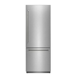 30 Inch Built-In Stainless-Steel Panel-Ready Bottom Mount Refrigerator