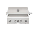 36-Inch 4-Burner Built-In Gas Grill with Sear/Rear Infrared Burner & Rotisserie