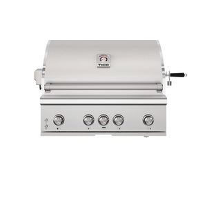36-Inch 4-Burner Built-In Gas Grill with Sear/Rear Infrared Burner & Rotisserie