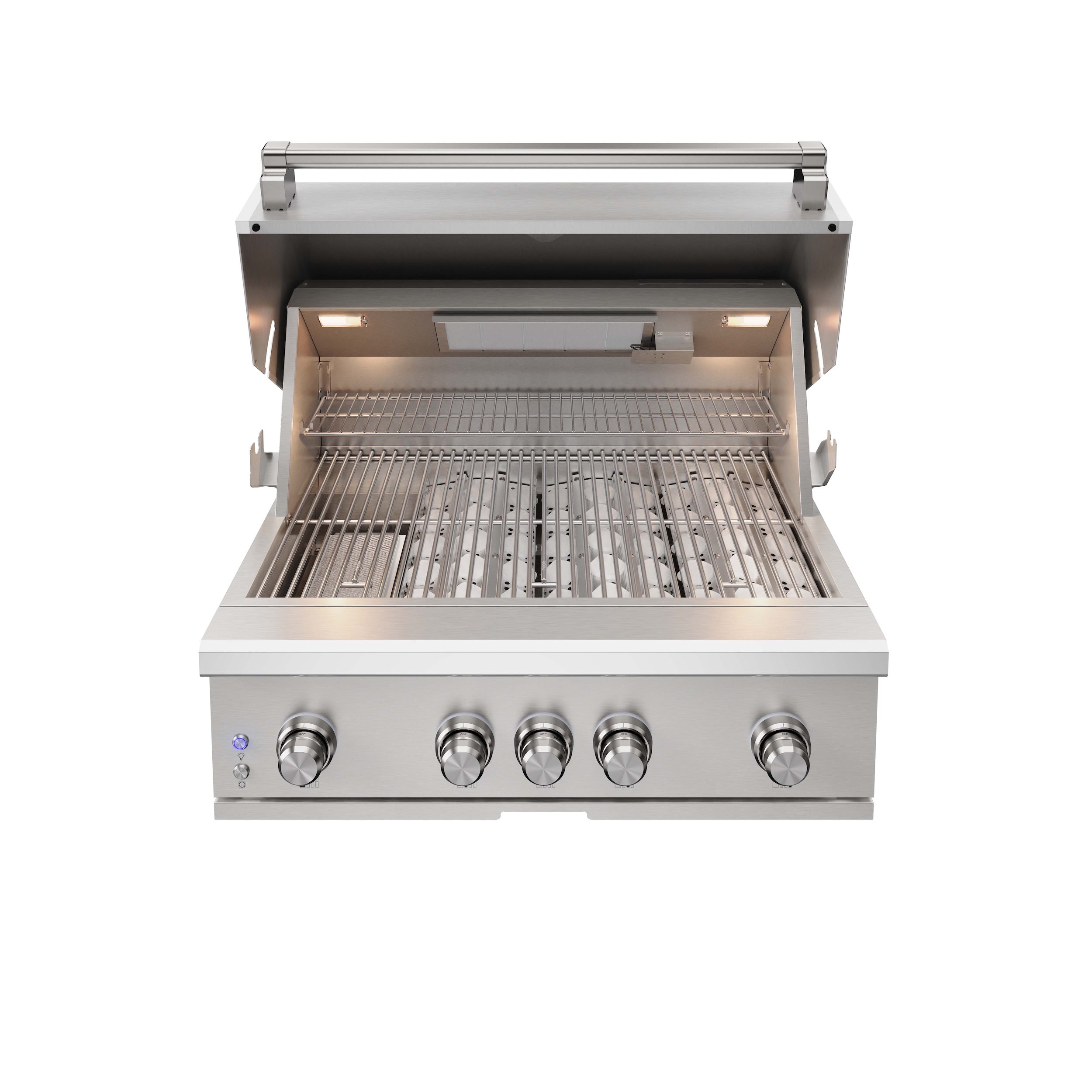 36-Inch 4-Burner Built-In Gas Grill with Sear/Rear Infrared Burner & Rotisserie