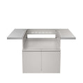 THOR Kitchen Stainless Steel Grill Cart with Cabinet for 36” Grill