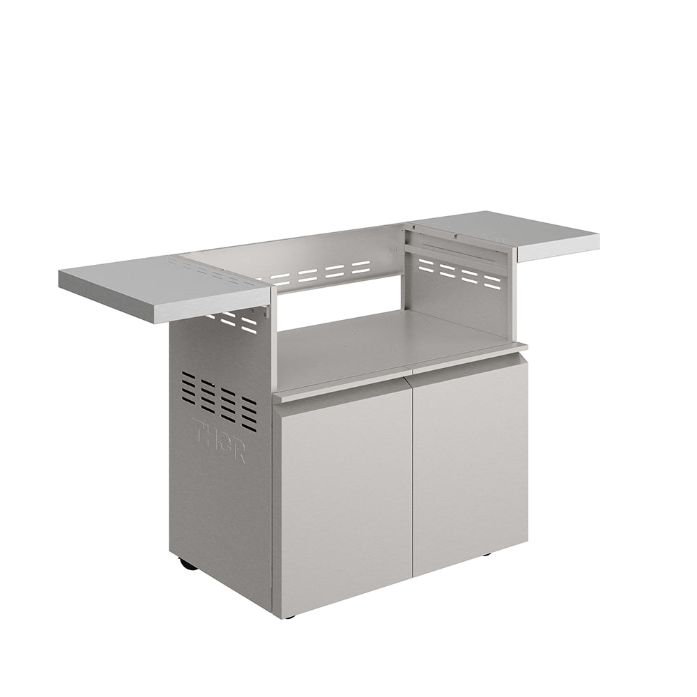 THOR Kitchen Stainless Steel Grill Cart with Cabinet for 36” Grill