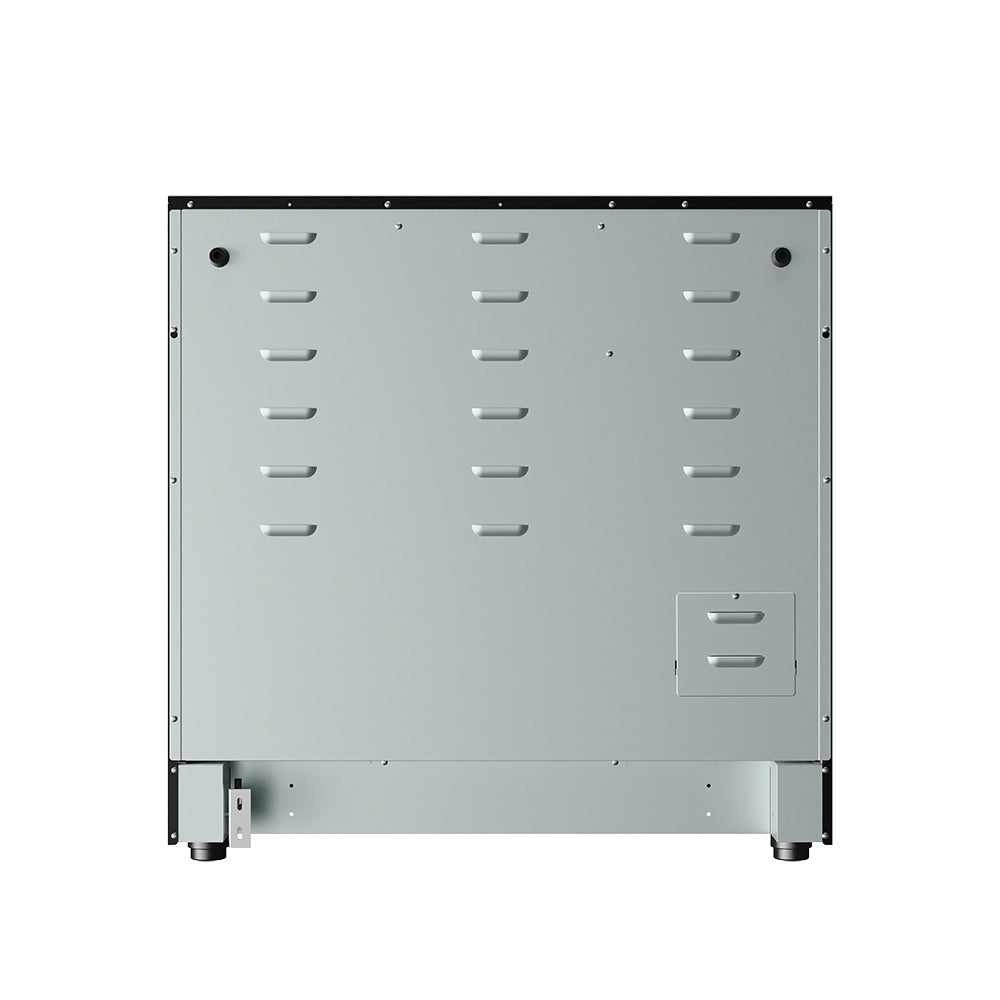 36 Inch Electric Range in Black - Contemporary Professional