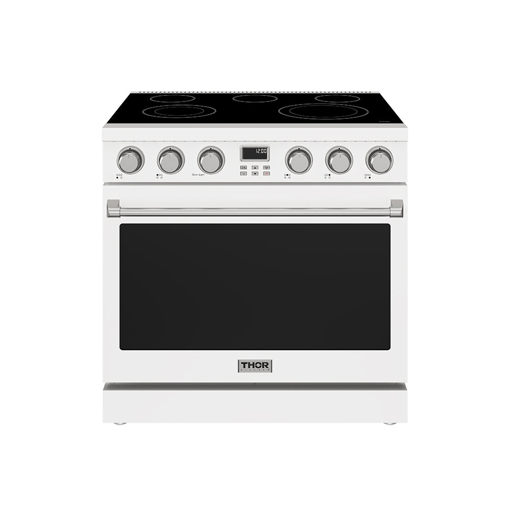Buy 36 Inch Contemporary Freestanding Electric Range in White (ARE36W ...