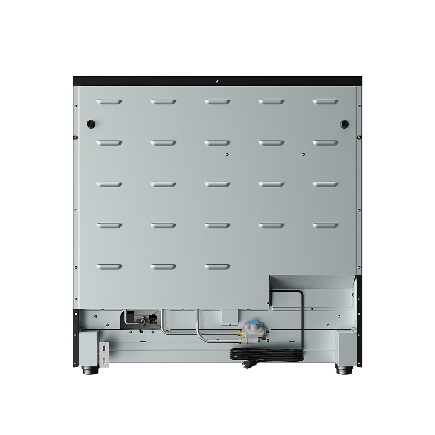 36 Inch Gas Range in Black and Bronze- Contemporary Professional