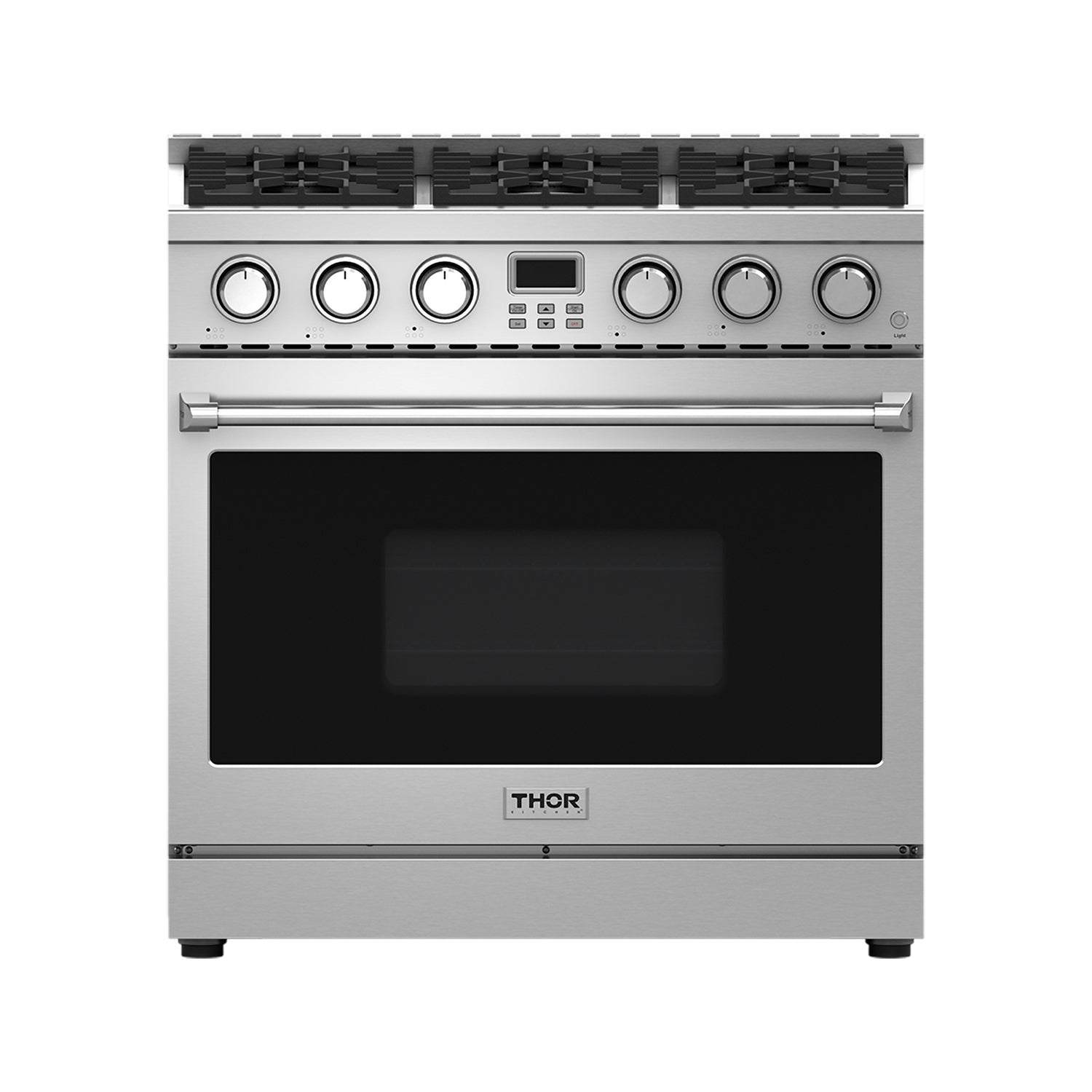 36 Inch Contemporary Professional Gas Range in Stainless Steel - Thor Kitchen